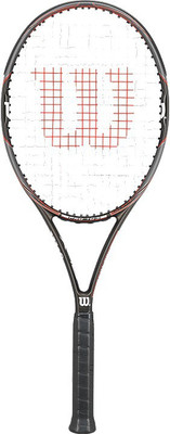 

Wilson Drone Pro 103 Black, Orange Unstrung Tennis Racquet(G3 - 4 3/8 Inches, 271 g)