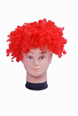 

Oxytrends Red curly clown wig (pack of 3)