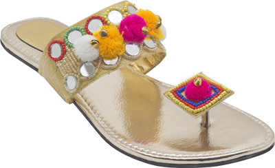 

Royal Collection Women Gold Flats