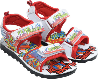 

Hotland Boys Velcro Sports Sandals(Red