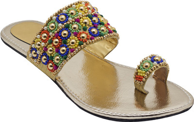 

Royal Collection Women Gold Flats