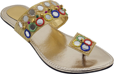 

Royal Collection Women Gold Flats