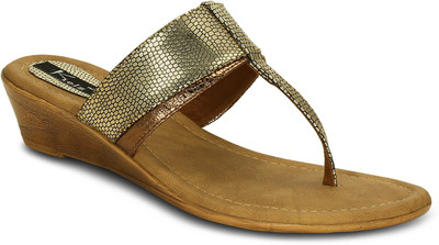 Kielz Women Gold Sandals