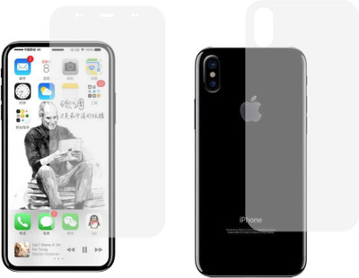 

Case Creation Front and Back Screen Guard for Apple iPhone X, Transparent
