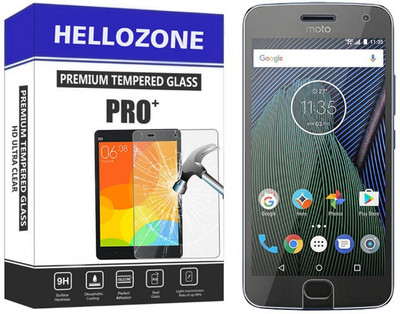 Hello Zone Tempered Glass Guard for Motorola Moto G5 Plus(Pack of 1)