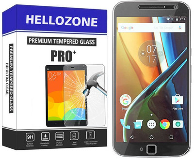 Hello Zone Tempered Glass Guard for Motorola Moto G (4th Generation) Plus(Pack of 1)