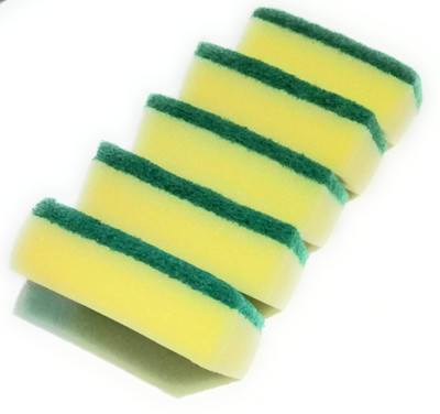 

dannu scrub pad with sponge use non stick cock whare ,use vessles cleaning also set of 5 Scrub Sponge(Regular, Pack of 5)