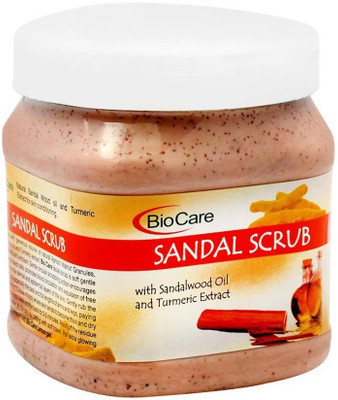 

Biocare SANDAL SCRUB with sandalwood oil and Turmeric Extract Scrub(500 ml)