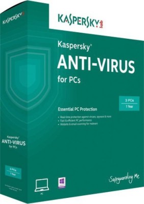 

KASPERSKY Anti-virus 3 User 1 Year(CD/DVD)