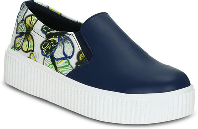 

Kielz NavyBlue-Women-Slip-On-Sneakers Casuals For Women(Navy