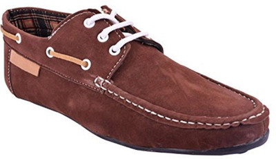 

Pawn Craft Boat Shoes For Men(Brown
