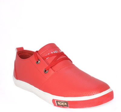 

Blue Pop Mens And Boys Synthetic PVC Sole Casual Red Color Sneakers For Men(Red