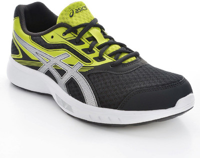 

Asics Walking Shoes For Men(Black, Black/energy green/silver