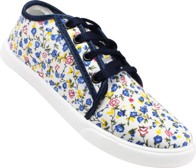 

Claptrap Sneakers For Women(Multicolor, Blue::white