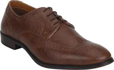 

Bond Street By Red Tape Men Formal Brouge Derby For Men(Brown, Tan