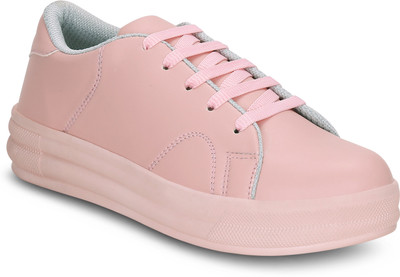 

Kielz Pink-Women-Lace-Ups-Sneakers Sneakers For Women(Pink