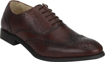 

Red Tape Men Leather Brouge Oxford For Men(Brown