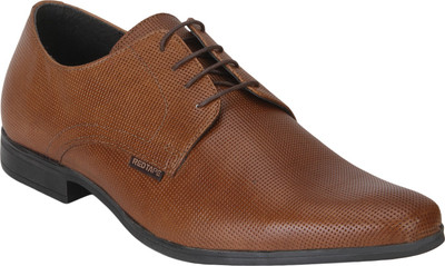 

Red Tape Men Leather Formal Derby For Men(Tan