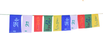 

Vyne Vyne Tibetian flag for Car Bike Decorative Showpiece - 7 cm(Cotton, Multicolor)