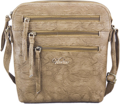

Voaka Women Casual Brown PU Sling Bag