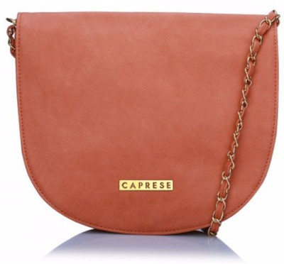 

Caprese Women Casual Tan Leatherette Sling Bag