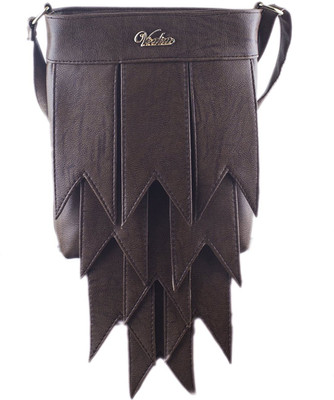 

Voaka Girls Casual Brown PU Sling Bag