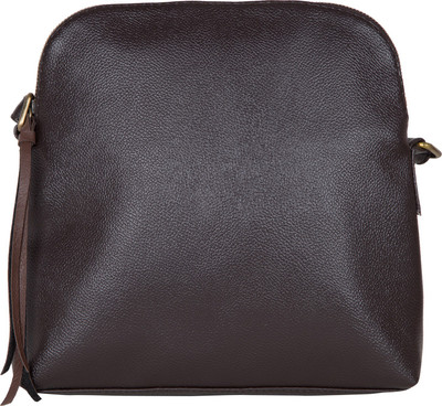 

Purseus Women Formal Brown PU Sling Bag