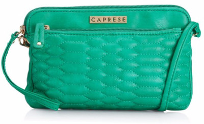 

Caprese Women Casual Green Leatherette Sling Bag