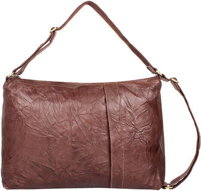 

Rohit Bal Men & Women Casual Brown Genuine Leather Hand-held Bag