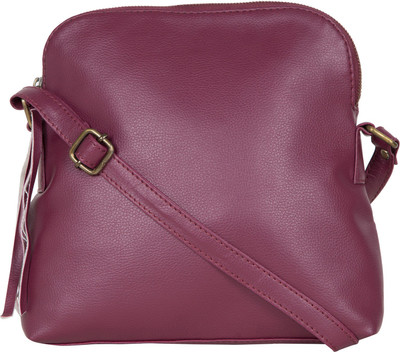 

Purseus Women Formal Maroon PU Sling Bag