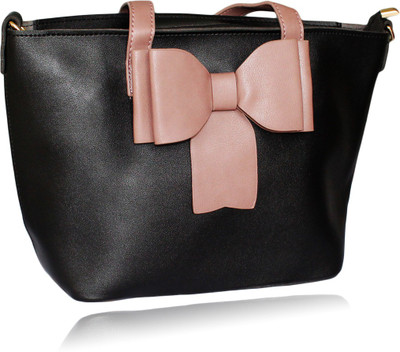 

Toys factory Girls Casual Black Leatherette Sling Bag