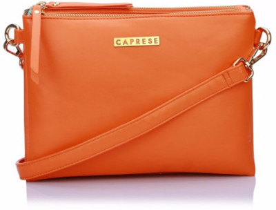 

Caprese Women Casual Orange Leatherette Sling Bag