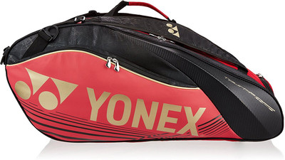 

Yonex SUNR 9629 TG BT9 SR Kit Bag Red Backpack(Red, Kit Bag, Black;red