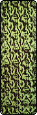 

Paramount Super Soft with beading Multicolor 10 mm Yoga Mat, Black and green