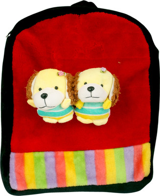 

Tickles Cute Puppy Shoulder bag Soft Stuffed For Kids - 35 cm(Multicolor)