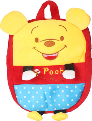 

Tickles Happy Pooh Shoulder School Bag - 35 cm(Multicolor)