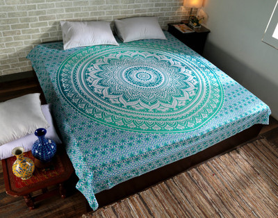 

Rajrang Living Room Cotton Mandala Tapestry(Green)
