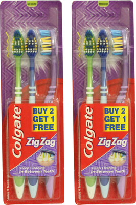 

Colgate Zigzag Combo Soft Toothbrush(Pack of 2)
