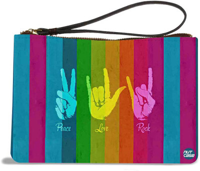 

Nutcaseshop Love Peace Rock(Multicolor)