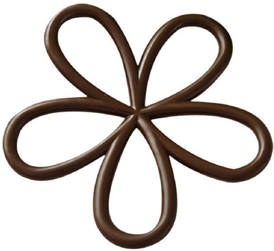 

ShopAis Designer Flower Pan Holder Matte Trivet(Pack of 1)