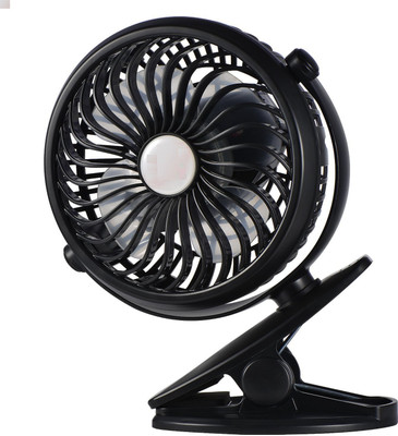 

Oxza Clip 360 Degree Rotate Rechargeable Handy Mini USB Fan(Black)