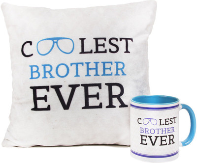 Floweraura Cushion, Mug Gift Set