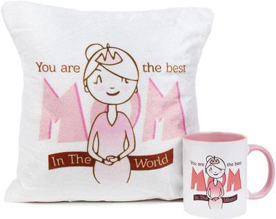 

Floweraura Cushion, Mug Gift Set