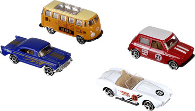 

NHR 1:64 Diecast Cars 4 Unique cars, Metal Cars set3 …(Multicolor)