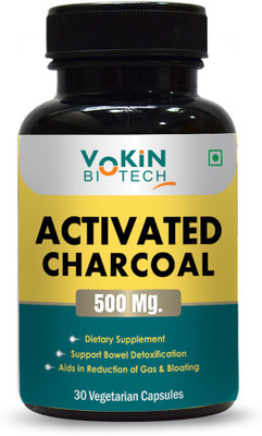 

Vokin Biotech Activated Charcoal 500mg 30 Capsules(30 No)