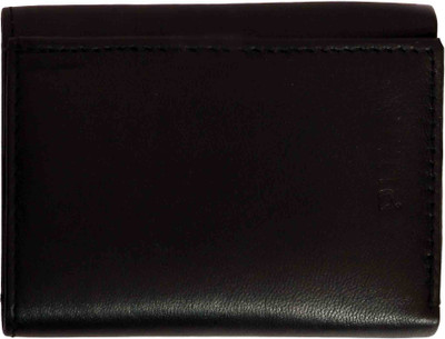 

NICEJOY Men Black Genuine Leather Wallet(6 Card Slots)