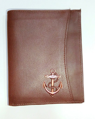 mayuriar Men Brown Genuine Leather Document Holder(12 Card Slots), Bround