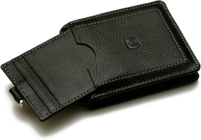 

Lifestyle-You Men Black Genuine Leather Wallet(5 Card Slots)