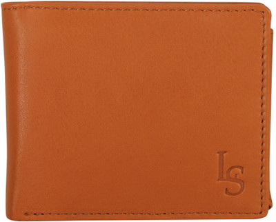 

LOUIS STITCH Men Brown Genuine Leather Wallet(9 Card Slots)