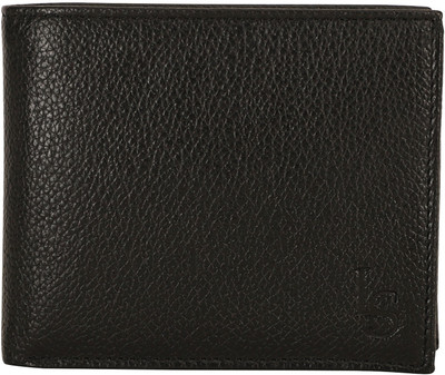 

LOUIS STITCH Men Black Genuine Leather Wallet(14 Card Slots)